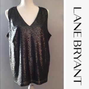 Lane Bryant Metallic tank size 18-20